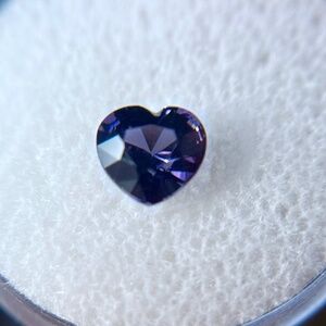 💜 1.32 CT Natural SPINEL Heart Cut Deep Violet Investment Gem
